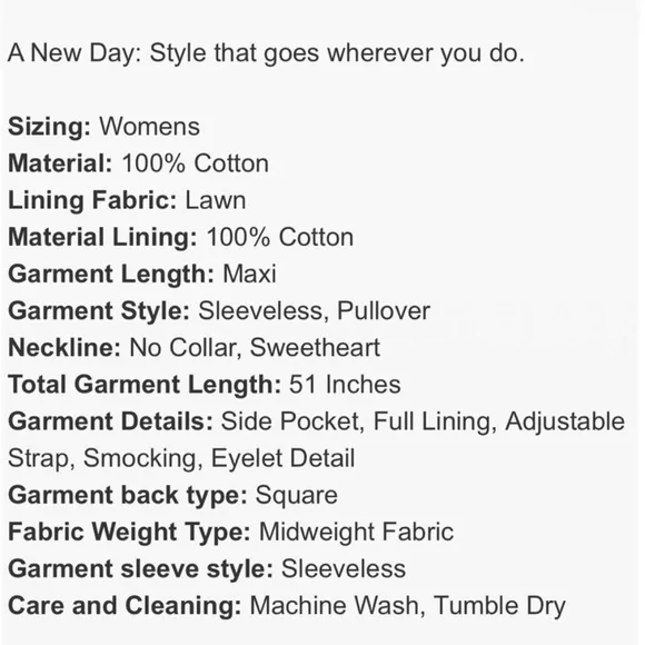 ❌SOLD ❌ NWOT A New Day Green Eyelet Midi Dress - Picture 2 of 4